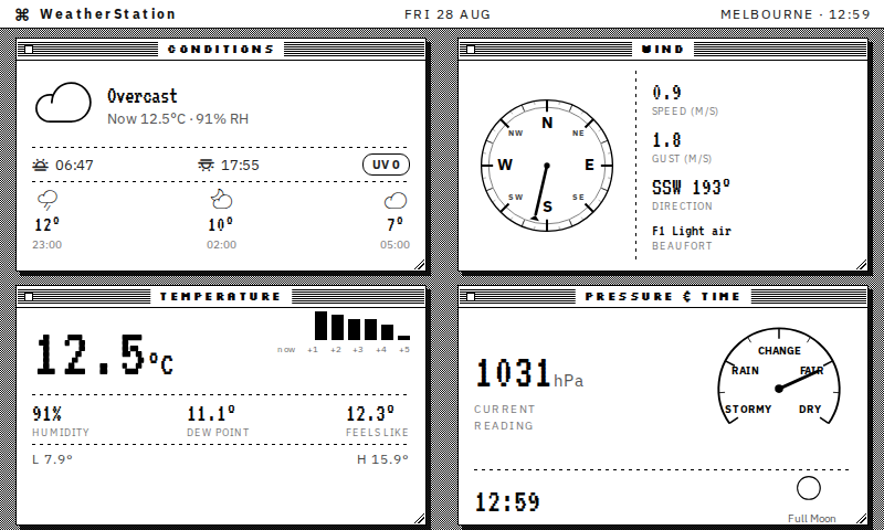 Preview of Weather Station Classic
