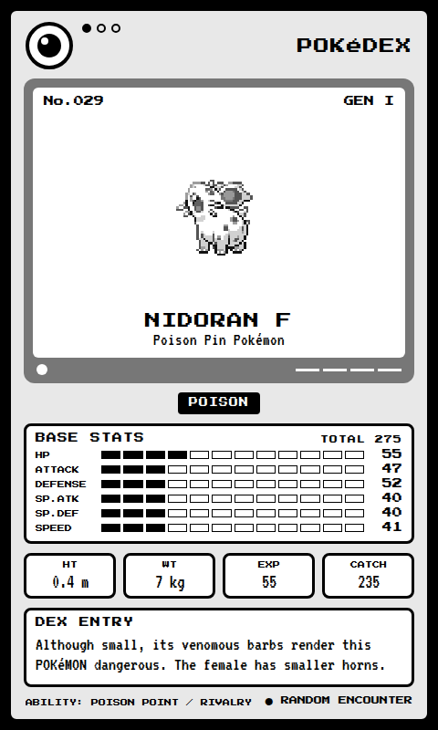 Preview of X4 — Pokédex (Gray Shell)